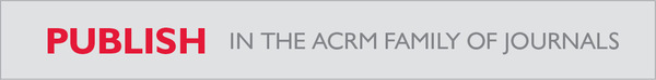 PUBLISH in the ACRM Family of Journals