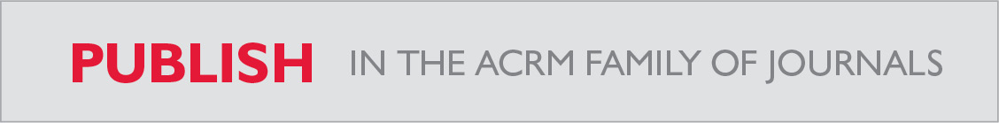 PUBLISH in the ACRM Family of Journals